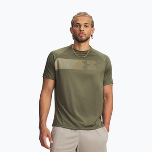 Trainings-T-Shirt Herren Under Armour Tech Graphic Tee Marine Od Green/City Khaki