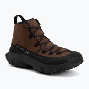 Herren-Trekkingstiefel Under Armour Charged Expanse Mid LTHR WP Incense Brown/Black/Khaki Base