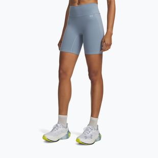 Damen Trainingsshorts Under Armour Motion Bike Shorts blue wind/blue fog