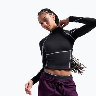 Damen-Trainingslangarmshirt Under Armour ColdGear Elite Mock ultimate black/reflective