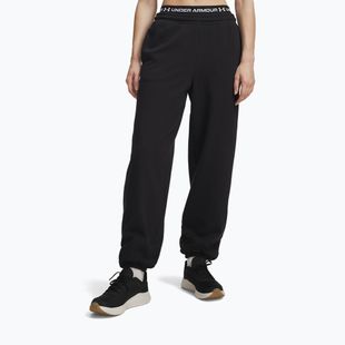 Damenhose Under Armour Icon Fleece Gym Pant ultimate black/white