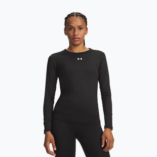 Damen-Trainingslangarmshirt Under Armour ColdGear Crew ultimate black/white