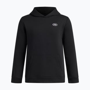 Kinder-Sweatshirt Under Armour B Rival Fleece Hoodie ultimate black/white