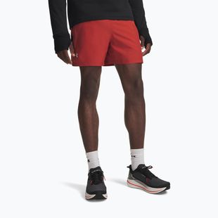 Herren-Laufshorts Under Armour Launch 5" Shorts heritage red/black/reflective
