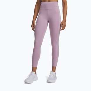 Damenlaufleggings Under Armour Velociti Ankle Tights mauve pink/reflective