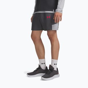 Herren-Trainingsshorts Under Armour Tech Utility Shorts castlerock/mod gray/racer red