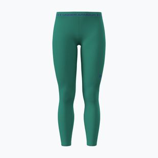 Damen-Trainingsleggings Under Armour HeatGear Leggings geode green/team royal