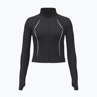Damen-Trainingssweatshirt Under Armour Meridian Contour Full Zip ultimate black/white/ultimate black