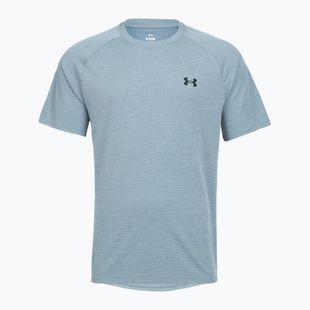 Trainings-T-Shirt Herren Under Armour Tech Textured blue wind/black