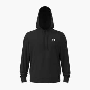 Herrenpullover Under Armour Flex Fleece Hoodie ultimate black/white