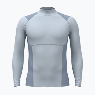 Herren-Trainingslangarmshirt Under Armour Coldgear Elite Comp Mock blue fog/blue wind/reflective