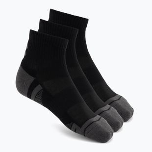 Socken Under Armour Perf Tech Qtr 3 pack ultimate black/ultimate black/jet gray