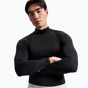 Herren-Trainingslangarmshirt Under Armour Coldgear Elite Comp Mock ultimate black/ultimate black/reflective