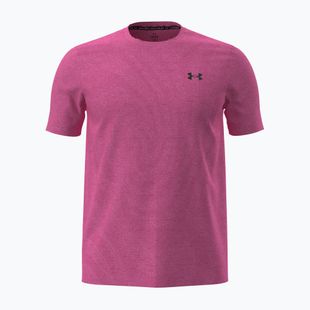 Trainings-T-Shirt Herren Under Armour Vanish Seamless Novelty SS pink frenzy/ultimate black