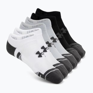 Socken Under Armour Perf Tech NS 6 pack mod gray/mod gray/jet gray