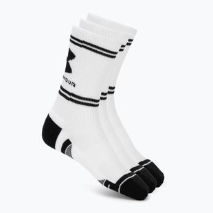 Socken Under Armour Perf Tech Nov Crew 3 pack white/white/ultimate black