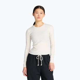 Damen-Longsleeve New Balance Micro-Rib weiß