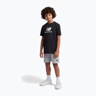 Kinder-Set New Balance Stacked Logo Tee & FT Short nb caviar
