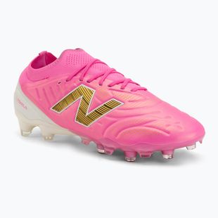 Fußballschuhe New Balance Tekela Elite Low V5 FG pink heat/metallic gold/pink satin