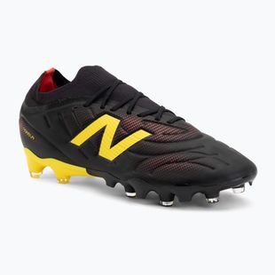 Fußballschuhe New Balance Schuhe Tekela Team Low V5 FG black 100/punch yellow/fire cracker