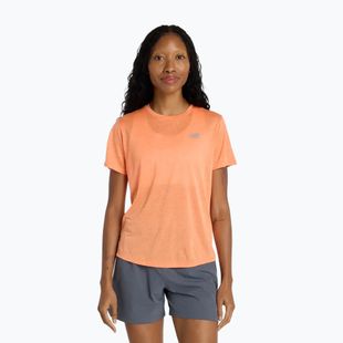 Damen T-Shirt New Balance Athletics tangerine heat