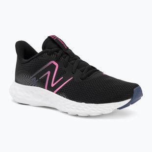 Damen-Laufschuhe New Balance Fresh Foam 411's V3 black/real pink/blue oyster