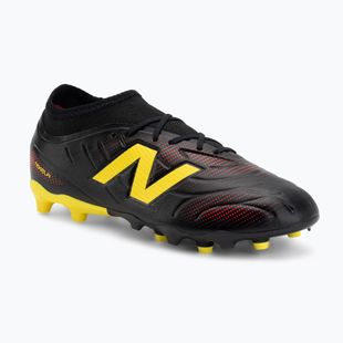 Kinder Fußballschuhe New Balance Tekela Team V5 black 100/punch yellow/fire cracker