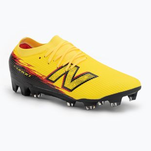 Fußballschuhe New Balance Schuhe Furon Team V8 FG punch yellow/black 100/fire cracker