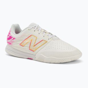 Fußballschuhe New Balance Furon Pro V8 IN pink heat/sea salt/gold metallic