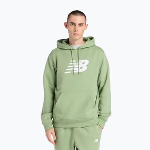 Herren Sweatshirt New Balance Core Brushed Hoodie oregano