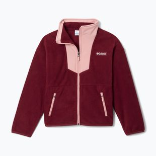 Kinder-Fleecejacke Columbia Sequoia Grove Full Zip Fleece rich wine/eraser pink