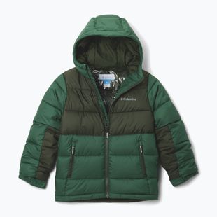 Gefütterte Jacke Kinder Columbia Pike Lake II Hooded rain forest/greenscape
