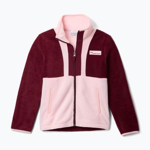 Herren-Fleecejacke Columbia Back Bowl II Full Zip rich wine/satin pink