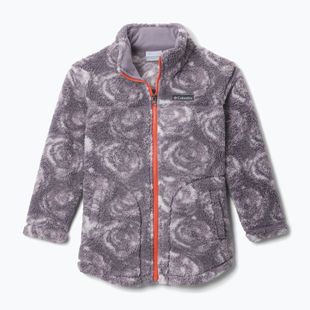 Kinder-Fleecejacke Columbia West Bend Printed FZ shale purple rosecity