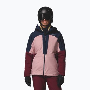 Damen-Skijacke Columbia Liftline eraser pink/collegiate navy/rich wine