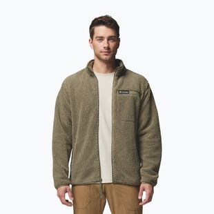 Herren-Fleecejacke Columbia Rugged Ridge High Pile Full Zip stone green