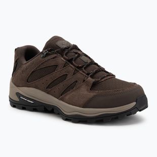 Herren-Trekkingschuhe Columbia Redmond IV Low Wp cordovan/tangy orange