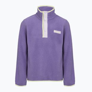Kinder-Fleecejacke Columbia Halvetia II Half Snap Fleece stormwatch/lavender pearl
