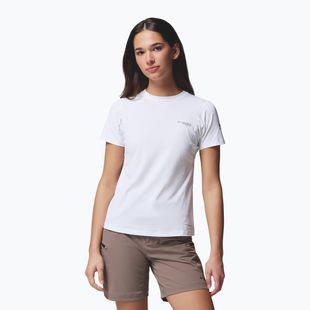 Damen T-Shirt Columbia Diamond Peak Pro white
