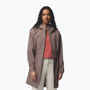 Damen-Regenmantel Columbia Weekend Adventure II Long Shell iron