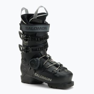 Damen-Skischuhe Salomon S/Pro Supra Boa 85 W black/black/light bronze metallic