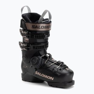 Damen-Skischuhe Salomon S/Pro Delta Boa 95 W GW black/black/pink gold metallic