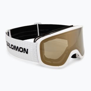Kinder-Skibrille Salomon Lumi Acces Jr white/flash gold