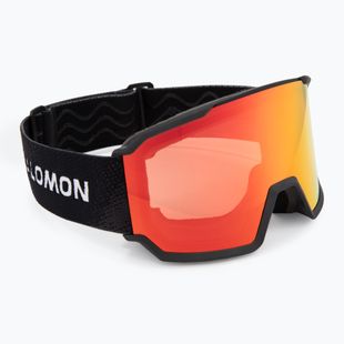 Skibrille Salomon S/View 3 black/ml mid red