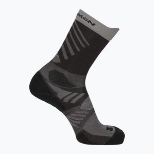 Socken Salomon Aero Crew black coffee/iron