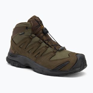 Herren-Trekking-Schuhe Salomon XA Tracker GTX earth brown/olive night/schwarz