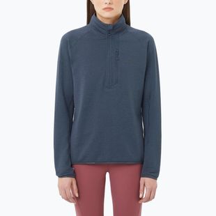 Damen-Trekkingpullover Salomon Essential Lightwarm Half Zip blue night