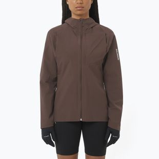 Damen Laufjacke Salomon Trail Kaffeebohne