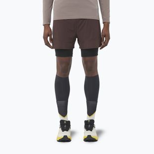 Salomon Sense 2IN1 Laufshorts für Herren Kaffeebohne