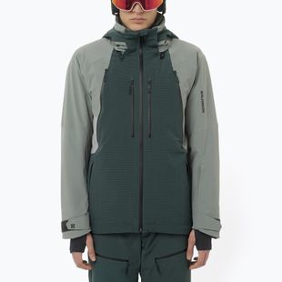 Herren-Skijacke Salomon Spectral green gables/sedona